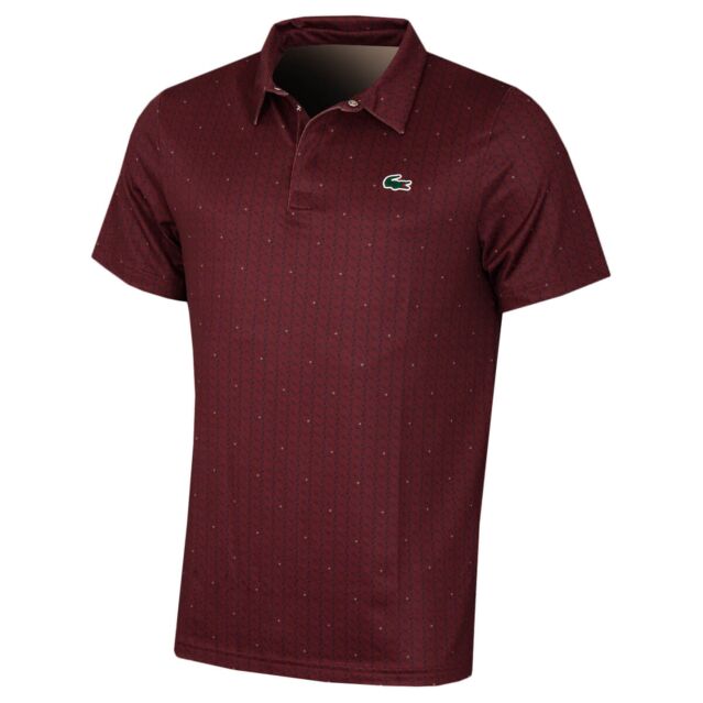 Lacoste Mens 2025 DH5175 Stretch UV Protection Golf Polo Shirt