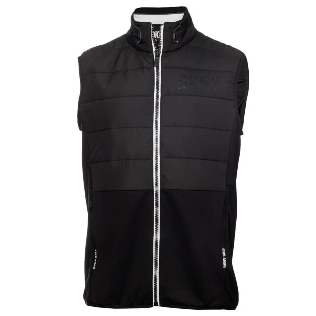 DKNY Mens Buzzard Hybrid Moisture Wicking Breathable Stretch Golf Gilet