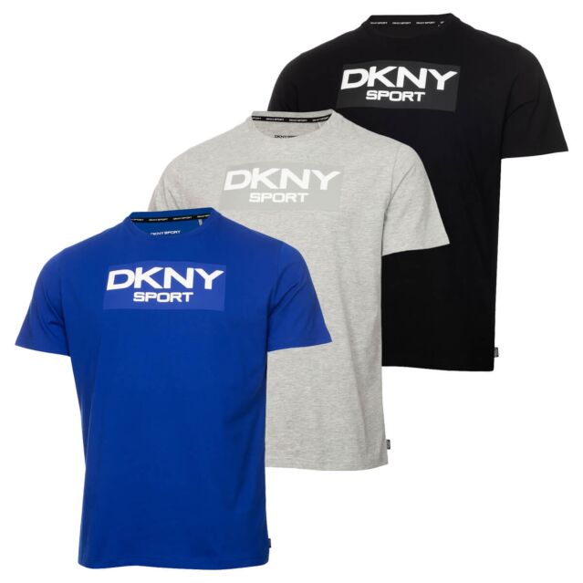 DKNY Mens Richmond Hill Lightweight Breathable Crew Neck Soft T-Shirt