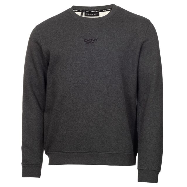 DKNY Mens Harlem Soft Feel Comfort Crew Neck Jersey Sweater
