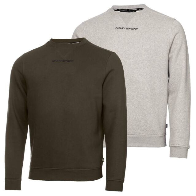 DKNY Mens Riverside Breathable Cotton Blend Sweater