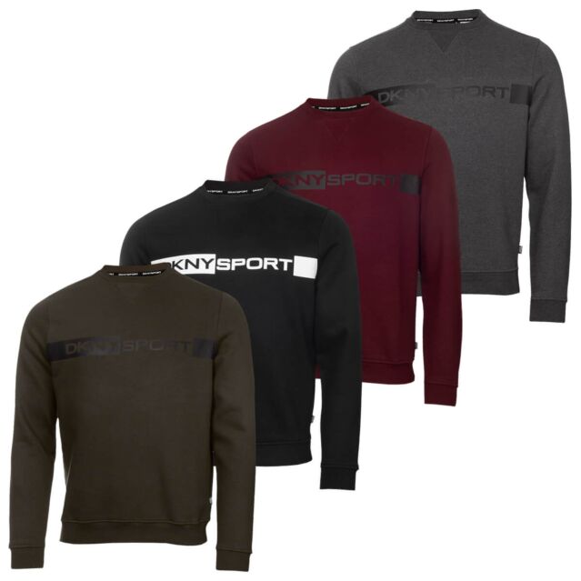 DKNY Mens Morningside Breathable Cotton Blend Sweater