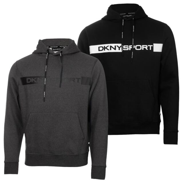 DKNY Mens Morningside Breathable Cotton Blend Hoody