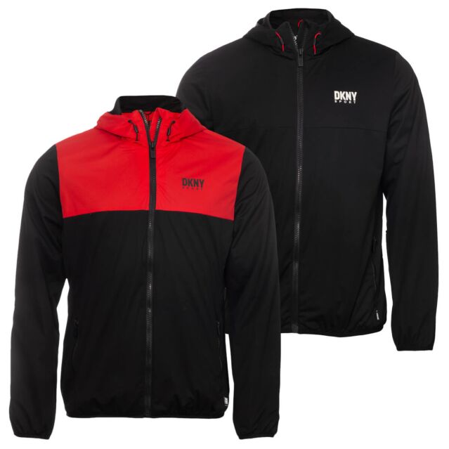 DKNY Mens Westport Lightweight Breathable Stretch Water Repellent Jacket