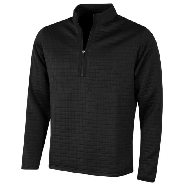 adidas Golf Mens Durable Water Repellent 1/4 Zip Sweater