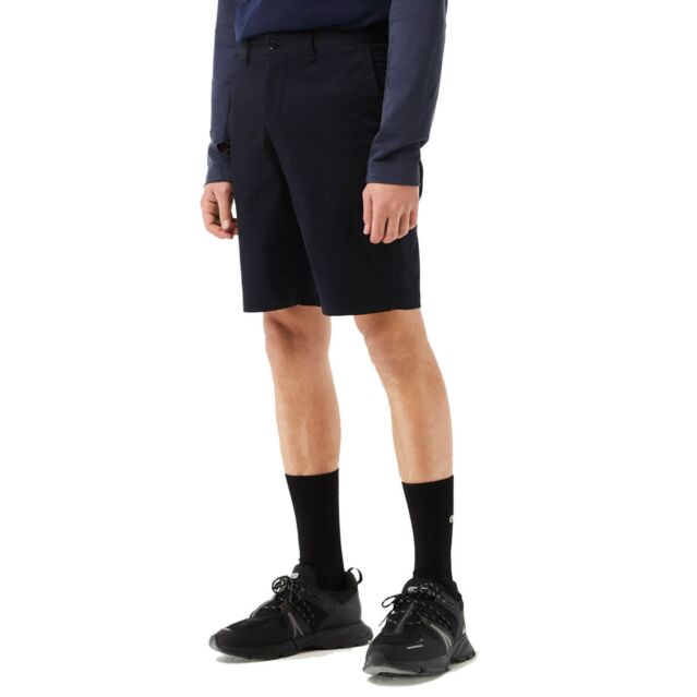 Lacoste Mens 2024 FH2647 Bermuda Tapered Stretch Sustainable Chino Shorts