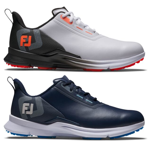 Footjoy Mens 2025 FJ Fuel Spikeless Cushioned Durable Waterproof Golf Shoes