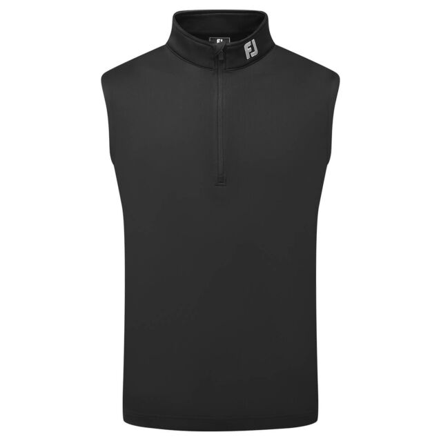 Footjoy Mens Half-Zip Knit Wicking Stretch Fabric Golf Vest Gilet