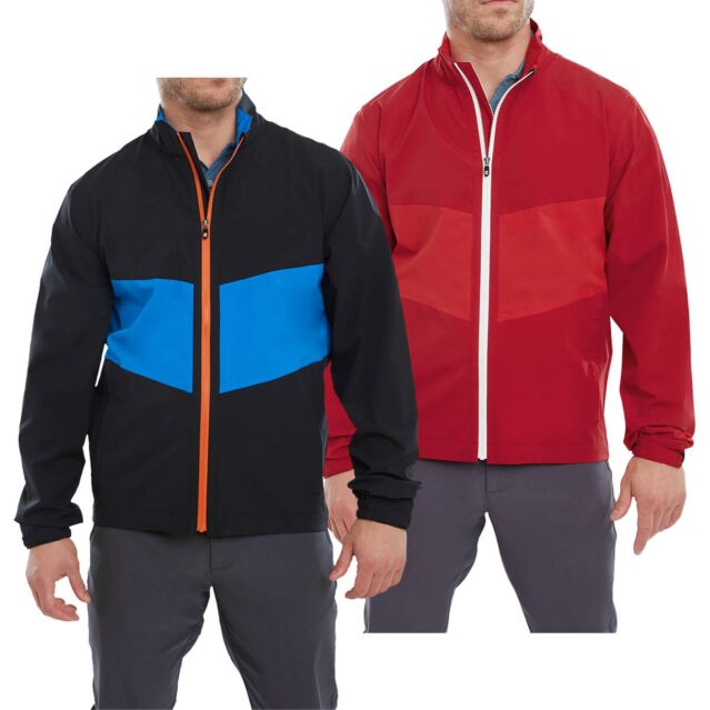 FootJoy Mens 2024 HydroLite Waterproof Aquaguard Breathable Golf Jacket