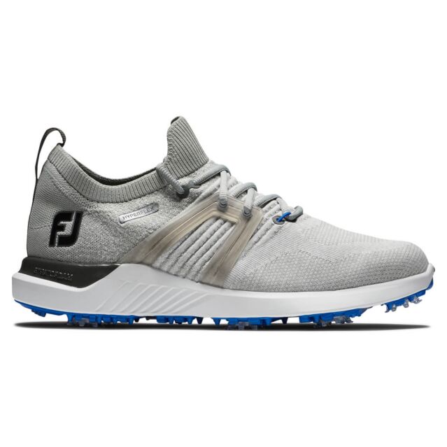 FootJoy Mens FJ HyperFlex Waterproof Textile Spiked Cushioned Golf Shoes