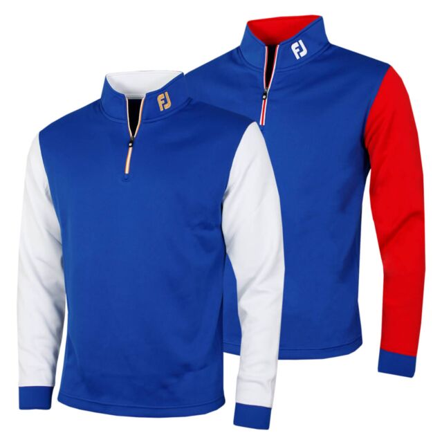 Footjoy Mens Double Layer Chill-Out Stretch Easy Care Golf Sweater