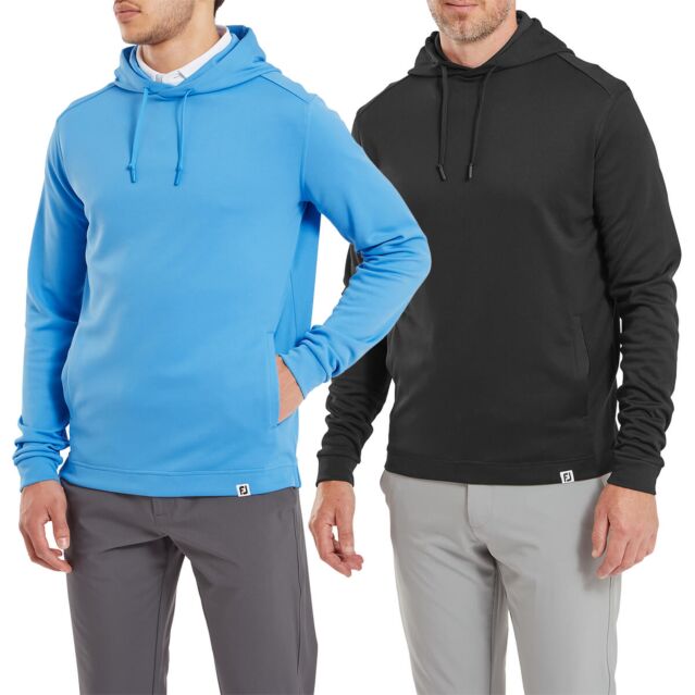 FootJoy Mens 2025 Lightweight Four Way Stretch Wicking Pullover Golf Hoody