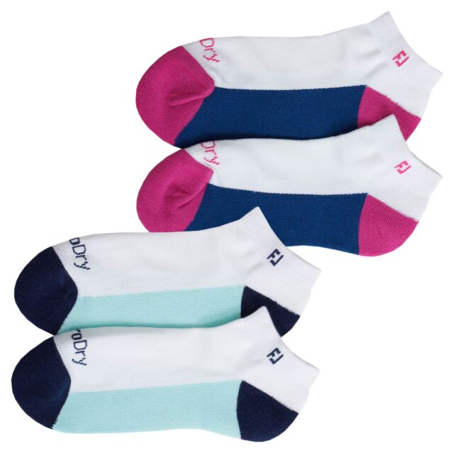 Footjoy Mens ProDry Sport 2 Pack Fashion Moisture Wicking Golf Socks