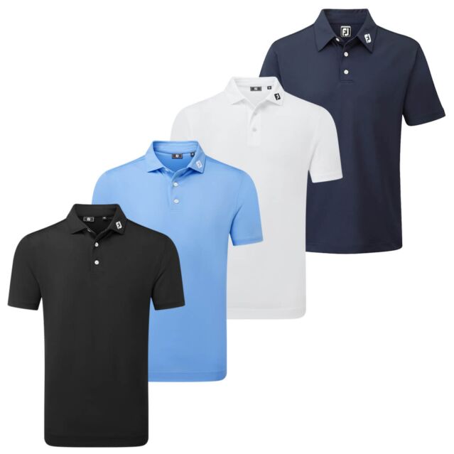 FootJoy Mens 2025 Performance Short Sleeve Ath Moisture Wicking Golf Polo Shirt