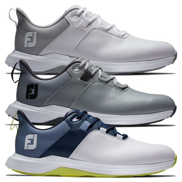Footjoy Mens Pro Lite Waterproof Comfort Easy Care Durable Golf Shoes