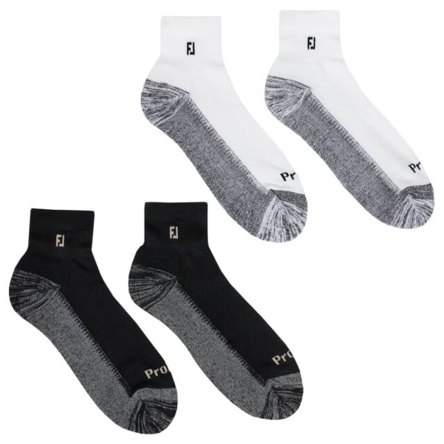 FootJoy 2025 Prodry Moisture Wicking Qtr Soft Comfort Golf Socks