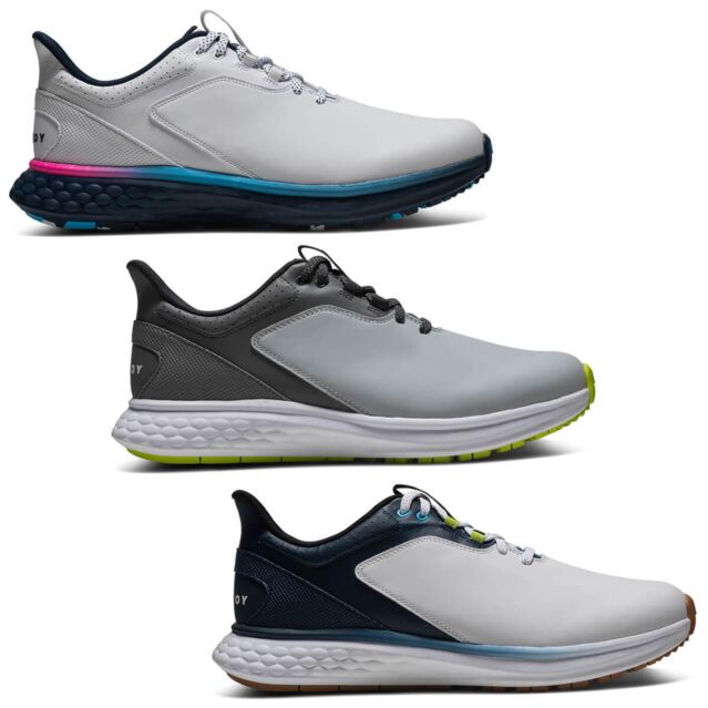 Footjoy Mens 2026 Pulse SofFOAM Cushioned Stable Spikeless Golf Shoes