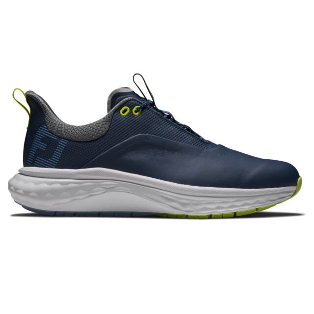Footjoy Mens FJ Quantum Leather Waterproof Spikeless Golf Shoes
