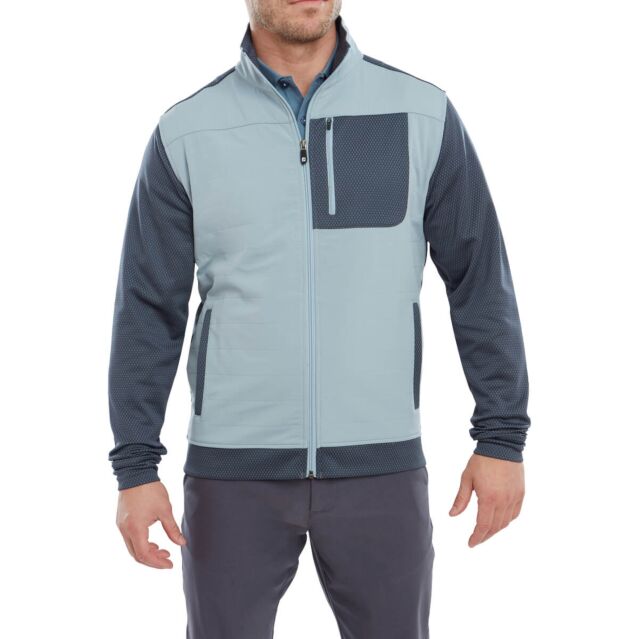 FootJoy Mens ThermoSeries Hybrid Brushed Back Golf Jacket