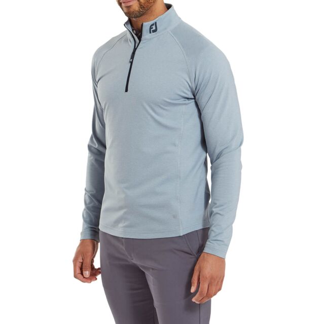 FootJoy Mens 2025 ThermoSeries Brushed Back 4 Way Stretch Midlayer Golf Sweater