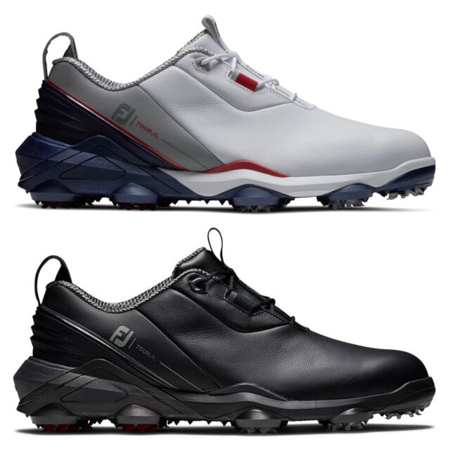 FootJoy Mens Tour Alpha Waterproof Leather Supportive Comfort Golf Shoes