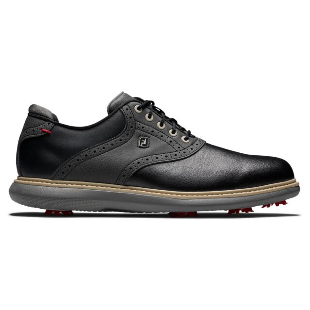 FootJoy Mens FJ Traditions Waterproof Leather Spiked Golf Shoes