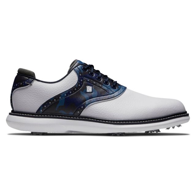 FootJoy Mens FJ Traditions Waterproof Leather Spiked Comfort Golf Shoes