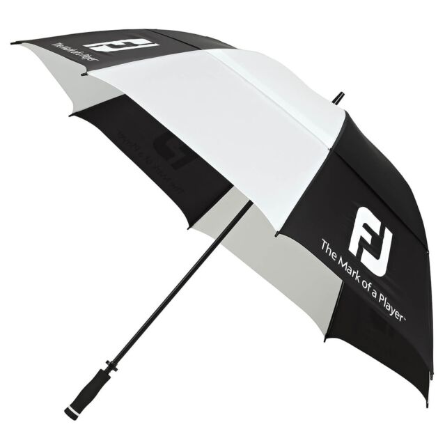 FootJoy 2024 Double Canopy Lightweight Comfort Grip Golf Umbrella
