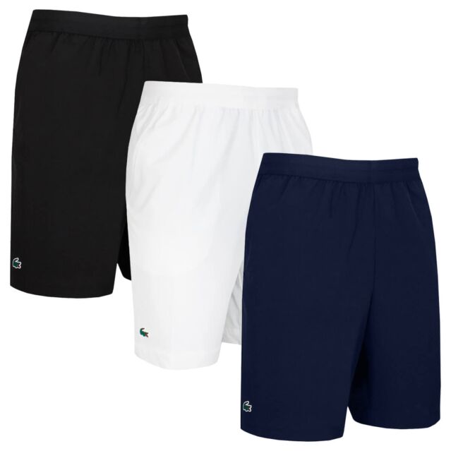 Lacoste Mens 2024 Tennis Performance Woven Fabric Regular Fit Sport Shorts