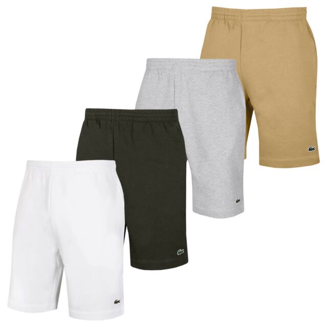 Lacoste Mens 2025 GH9627 Drawcord Sustainable Brushed Fleece Shorts