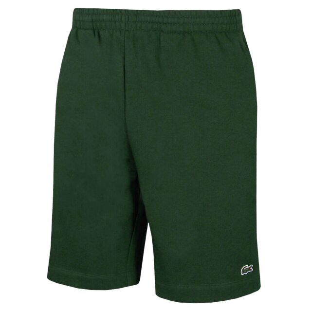 Lacoste Mens 2025 Drawcord Sustainable Brushed Fleece Golf Shorts
