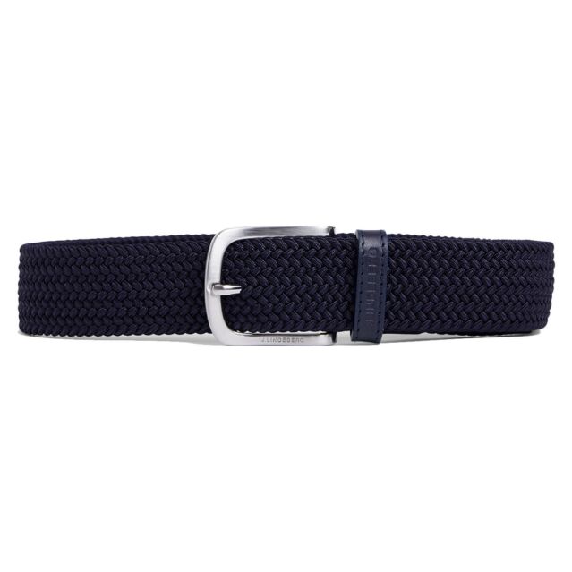 J.Lindeberg Mens Bernhard Braided Elasticated Buckle Golf Belt