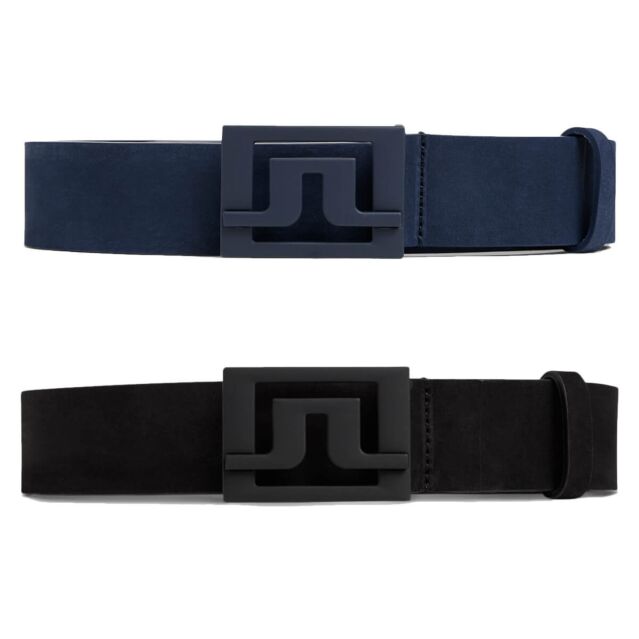 J.Lindeberg Mens Slater Brushed Nubuck Leather Golf Belt