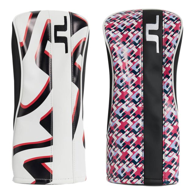 J.Lindeberg Mens Driver Print Soft Lining Golf Club Headcover