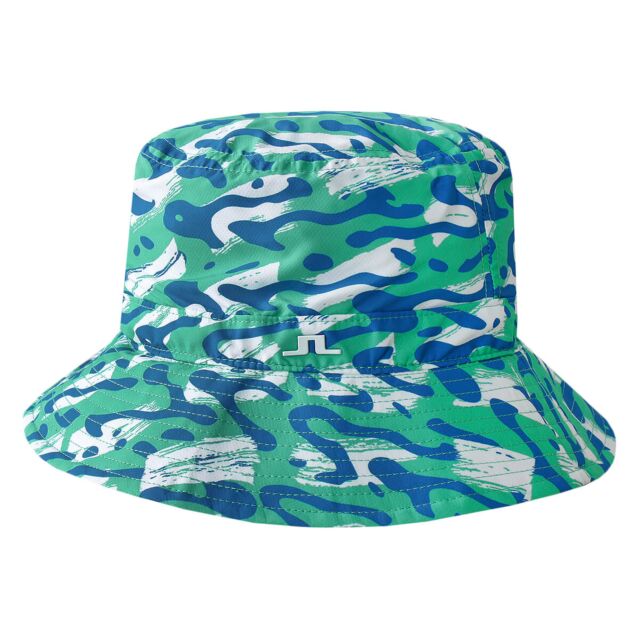J.Lindeberg Mens Denver Print Quick Drying Stretch Bucket Hat