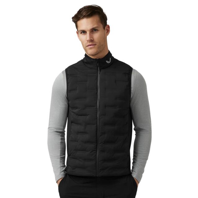 Castore Mens Hybrid Water Resistant Golf Gilet