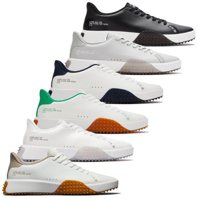 G/Fore Mens 2025 G.112 PU Leather Waterproof  EVA Midsole Spikeless Golf Shoes