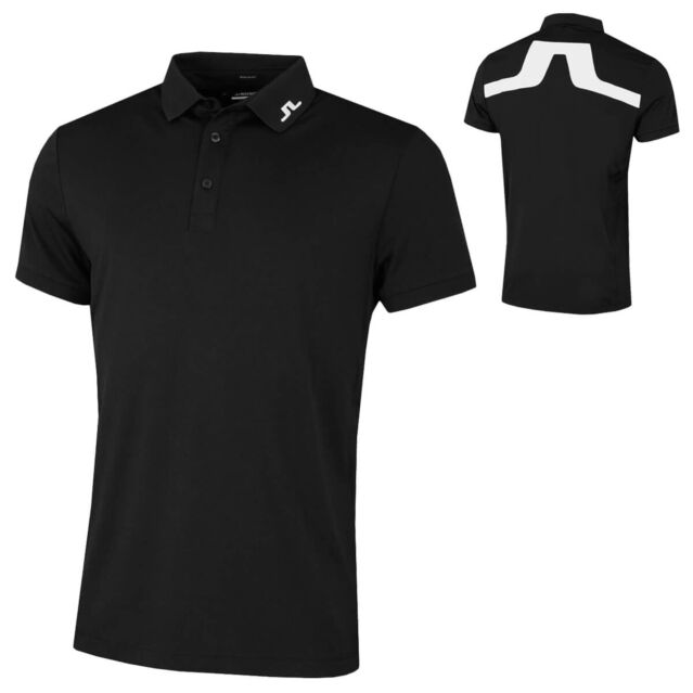 J.Lindeberg Mens KV Regular Fit Wicking Golf Polo Shirt