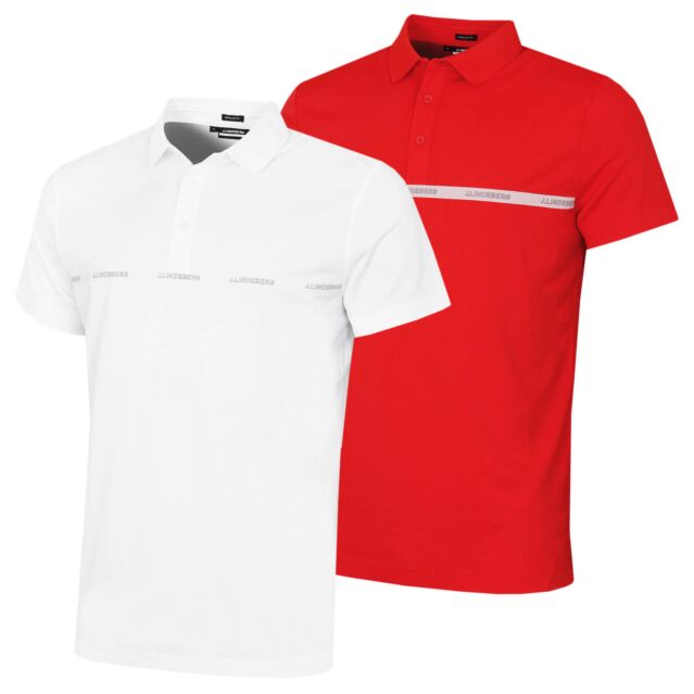 J.Lindeberg Mens Chad Regular Fit 4-way Stretch Golf Polo Shirt