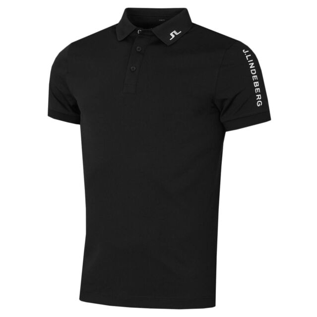 J.Lindeberg Mens Tour Tech Fast Drying Slim Fit Golf Polo Shirt