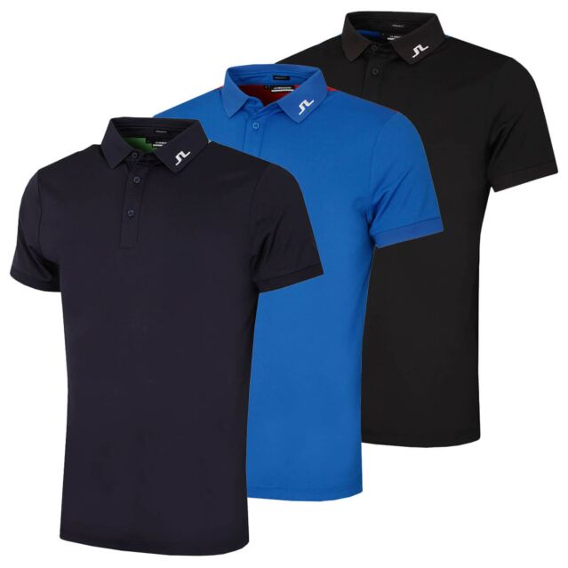 J.Lindeberg Mens Jeff Reg Fit 4-Way Stretch Golf Polo Shirt