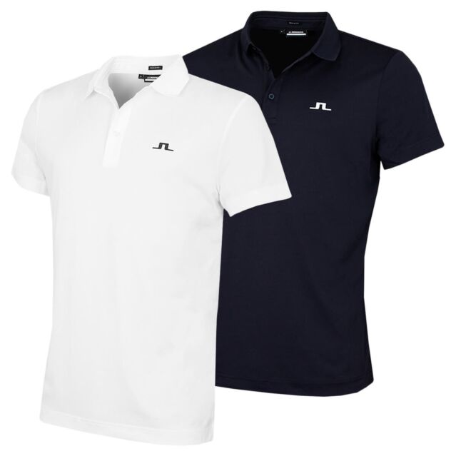 J.Lindeberg Mens Wince Regular Fit Wicking Golf Polo Shirt