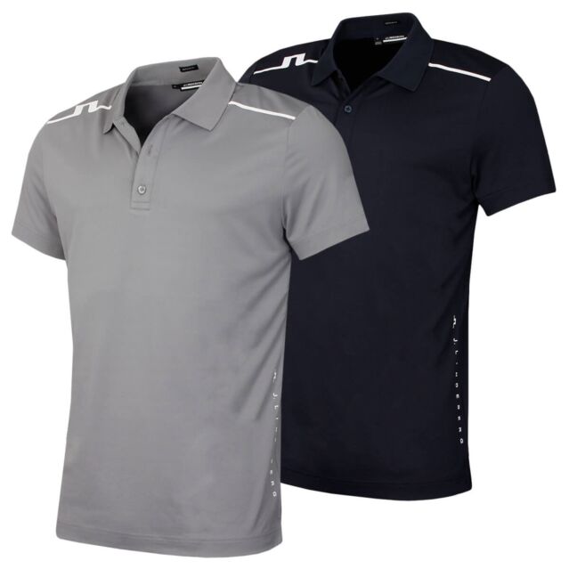 J.Lindeberg Mens Lionel Regular Fit Wicking Golf Polo Shirt