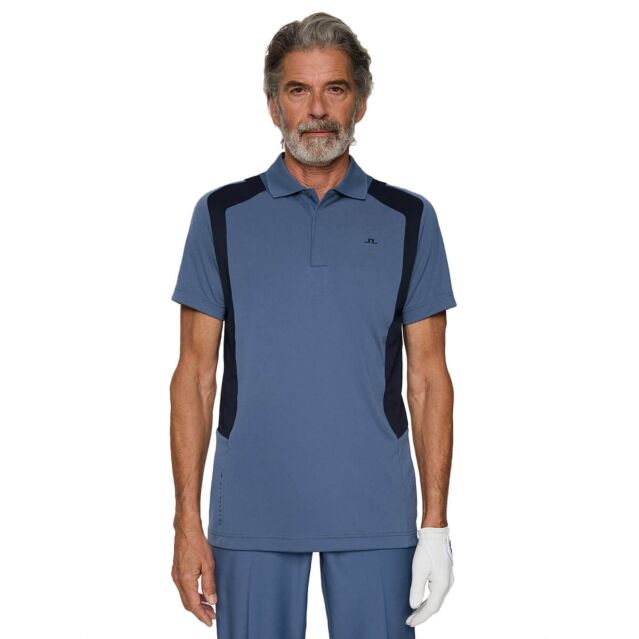 J.Lindeberg Mens Legacy Wicking 4 Way Stretch Golf Polo Shirt