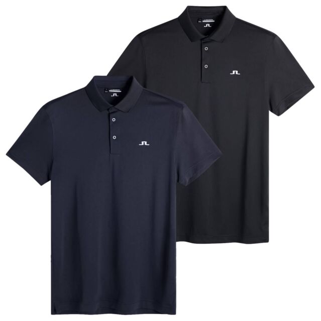 J.Lindeberg Mens Short Sleeve Technical Golf Polo Shirt