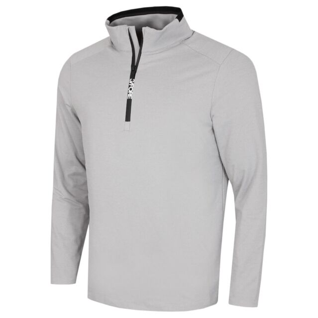 G/Fore Mens 2025 Brushed Back Tech 1/4 Zip 4-Way Stretch Sweater