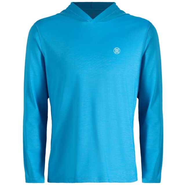 G/Fore Mens 2025 Mélange Ice Nylon 4-Way Stretch Moisture Wicking Hoody