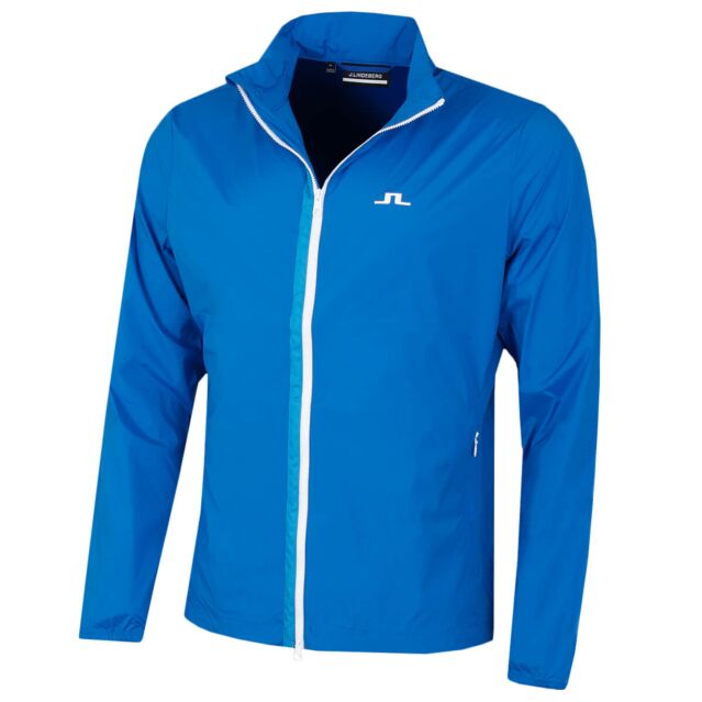 J.Lindeberg Mens Ash Light Packable Windproof Golf Jacket