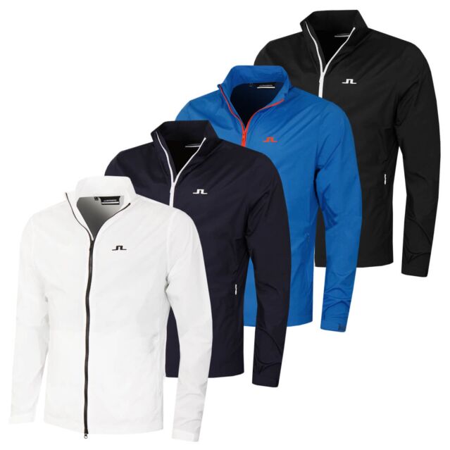 J.Lindeberg Mens Ash Light Water Repellent Packable Golf Jacket