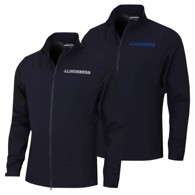 J.Lindeberg Mens Bridge Padded Waterproof Golf Rain Jacket